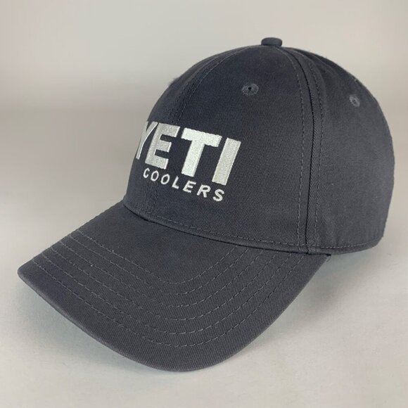 Yeti Coolers Mens Gray Strapback Adjustable Hat - Picture 1 of 5